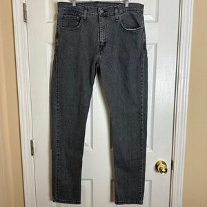 Levi's Slim Taper Black Jeans Men Size 36x34